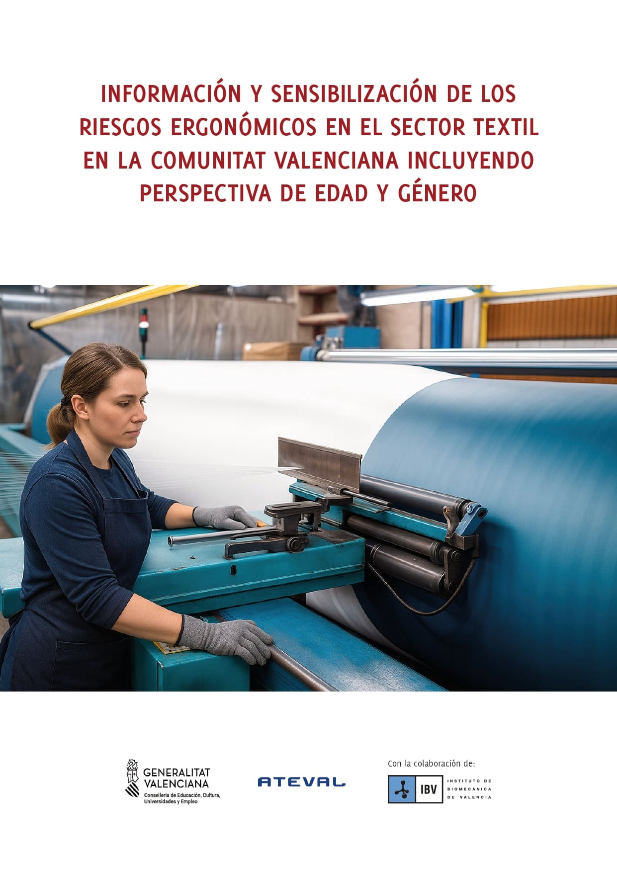 Guia PRL riesgos ergonómicos sector textil ATEVAL