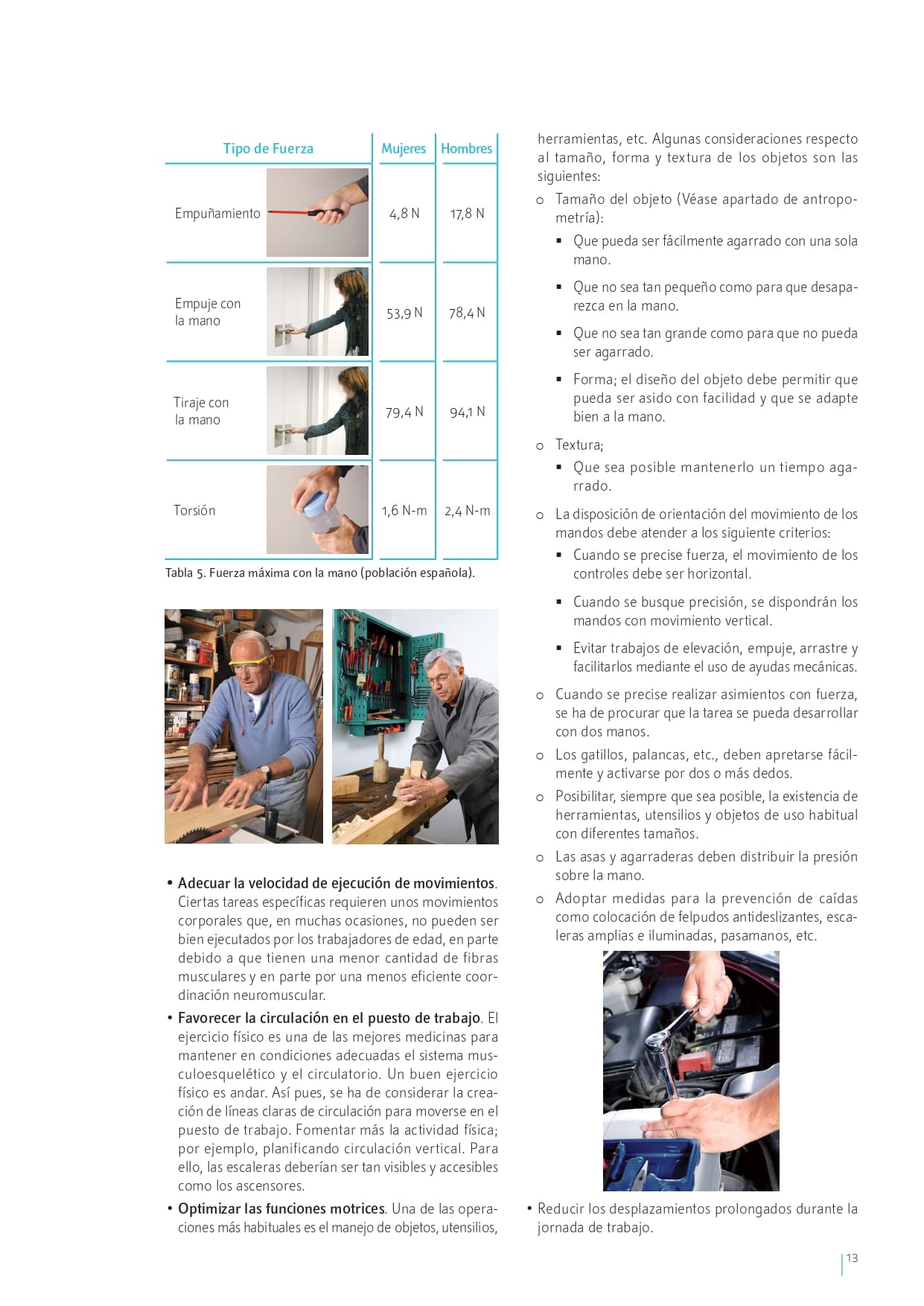 Adaptación de puestos de trabajo para personas mayores. Guía de buenas prácticas 3-1 Adaptación de puestos de trabajo para personas mayores. Guía de buenas prácticas 3-1