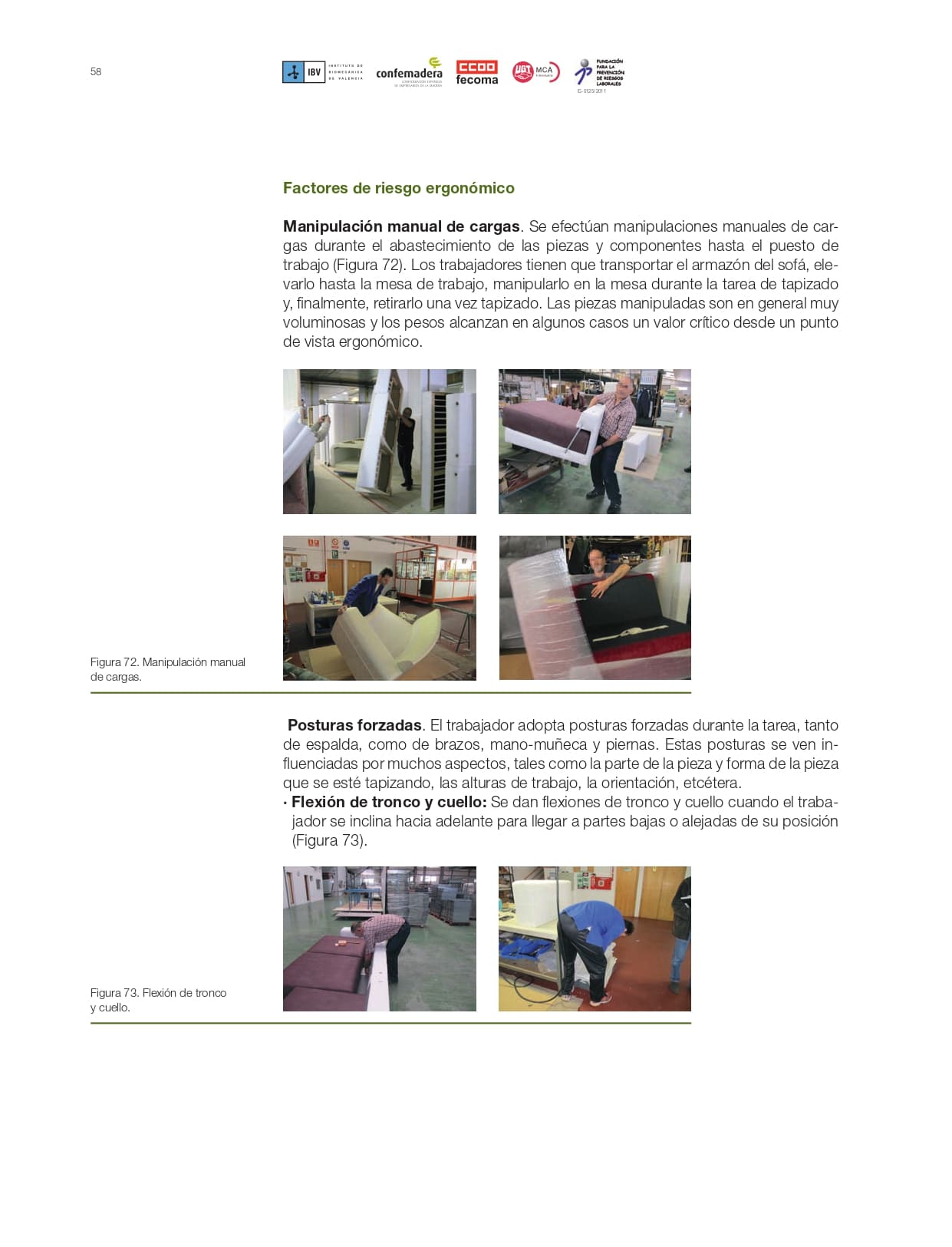 Guía ergonomía sector madera y mueble