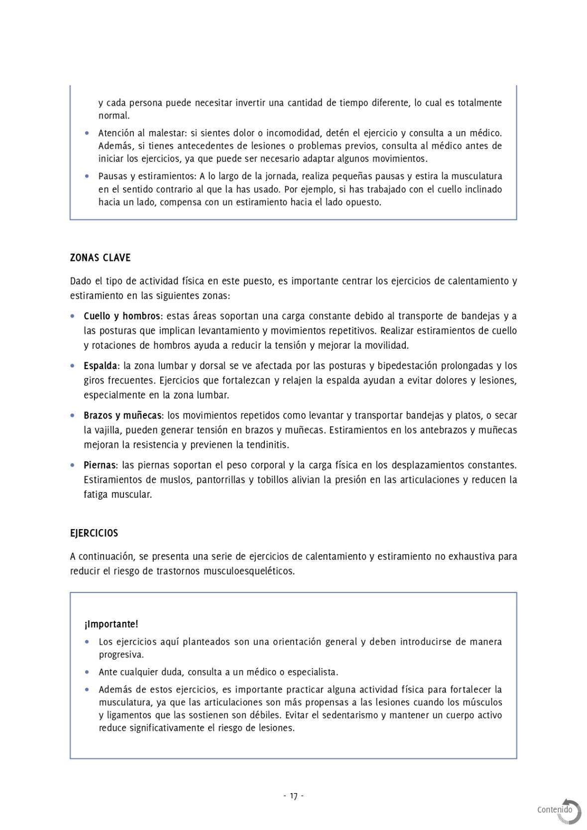 IBV - Guía riesgo ergonómico hostelería